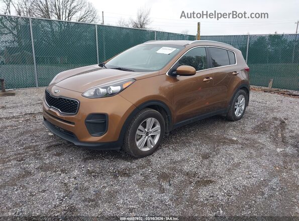 KNDPM3AC8H7233513 2017 KIA SPORTAGE Коричневый Передняя левая четверть