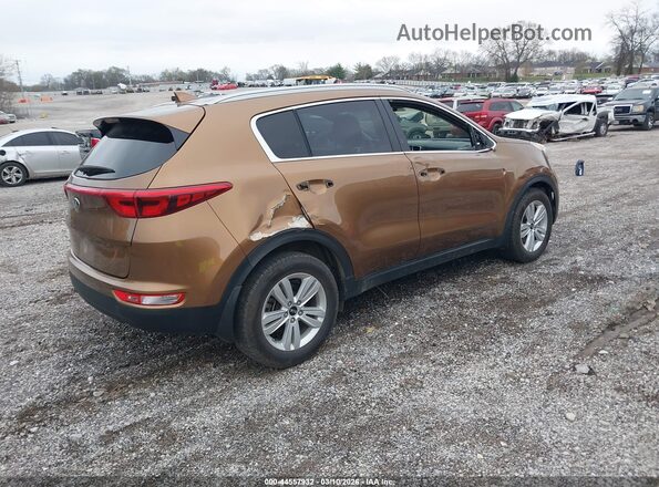 KNDPM3AC8H7233513 2017 KIA SPORTAGE Коричневый Задняя правая четверть