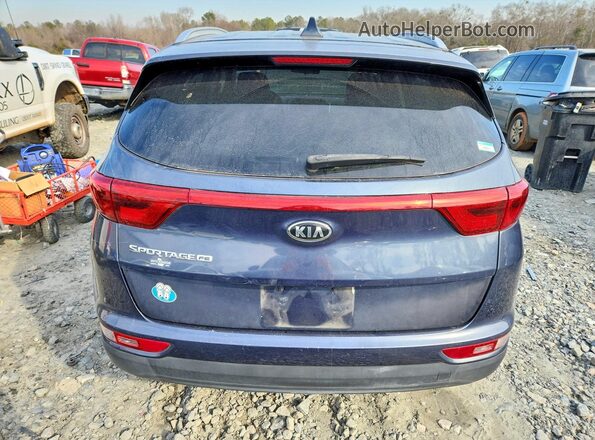 KNDPM3AC8J7337571 2018 KIA SPORTAGE Синий Вид сзади