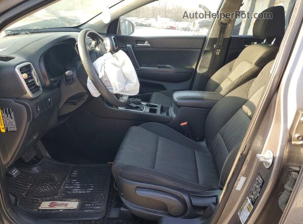 KNDPM3AC8K7493319 2019 KIA SPORTAGE Gray წინა სალონის ხედი