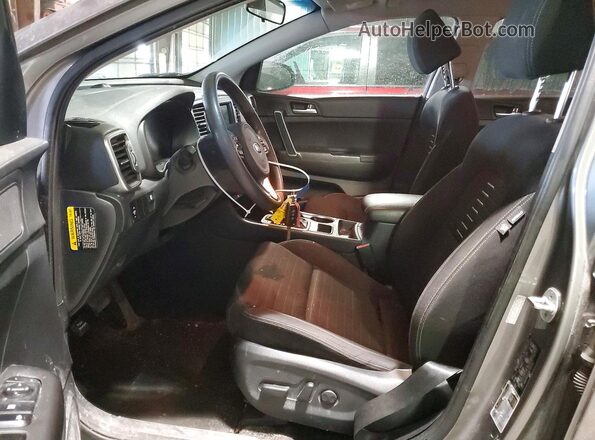 KNDPM3AC8K7547721 2019 KIA SPORTAGE Серый Вид салона спереди