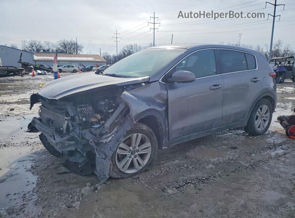 KNDPM3AC9K7511469 2019 KIA SPORTAGE Серый Передняя левая четверть