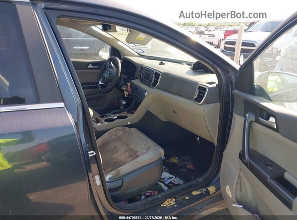 KNDPM3AC9K7590545 2019 KIA SPORTAGE Синий Вид салона спереди
