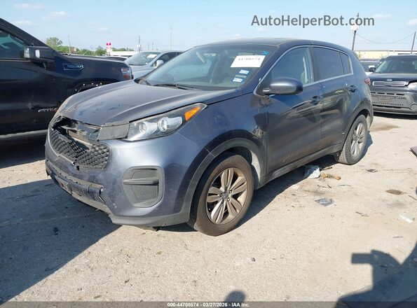KNDPM3AC9K7590545 2019 KIA SPORTAGE Синий Передняя левая четверть