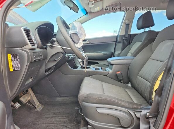 KNDPM3AC9K7623611 2019 KIA SPORTAGE Red Vista interior delantera