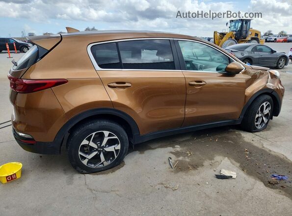 KNDPM3AC9M7888306 2021 KIA SPORTAGE Желто-коричневый Задняя правая четверть