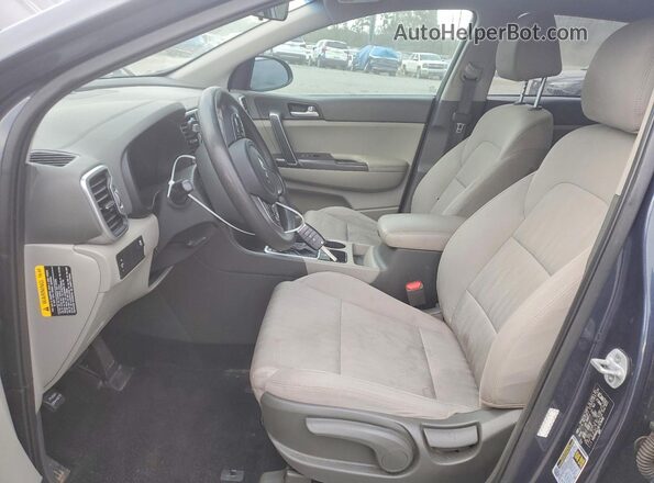 KNDPM3ACXK7579490 2019 KIA SPORTAGE Gray Vista interior delantera
