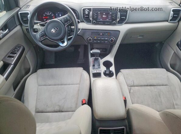 KNDPM3ACXK7579490 2019 KIA SPORTAGE Gray Vista del salpicadero