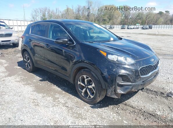 KNDPM3ACXM7843438 2021 KIA SPORTAGE Черный Передняя правая четверть