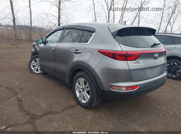 KNDPMCAC0J7421321 2018 KIA SPORTAGE Серый Задняя левая четверть