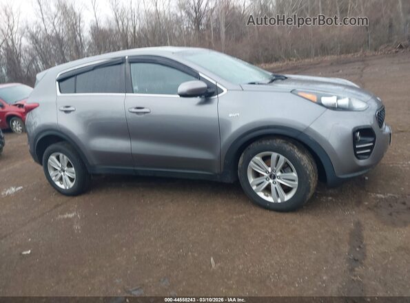 KNDPMCAC0J7421321 2018 KIA SPORTAGE Серый Вид задней части салона