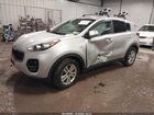 2019 Kia Sportage Lx Silver vin: KNDPMCAC0K7515619
