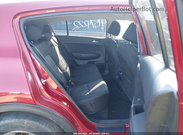 KNDPMCAC0K7579126 2019 KIA SPORTAGE Red Widok naklejki z numerem VIN