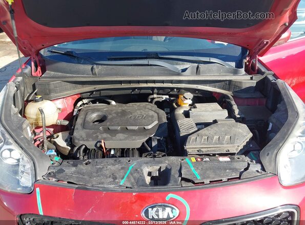 KNDPMCAC0K7579126 2019 KIA SPORTAGE Red Widok z tyłu