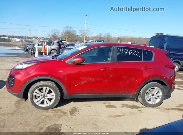 KNDPMCAC0K7579126 2019 KIA SPORTAGE Red Widok wnętrza 360 stopni