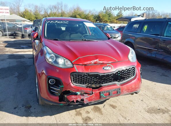 KNDPMCAC0K7579126 2019 KIA SPORTAGE Red Widok z przodu