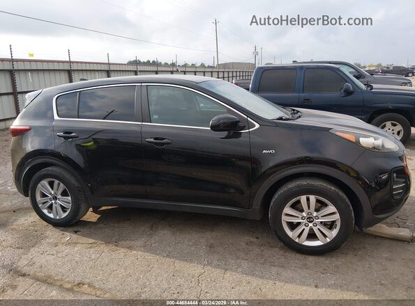 KNDPMCAC1H7225169 2017 KIA SPORTAGE Black Vista interior trasera