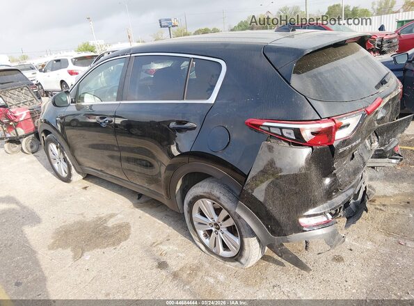 KNDPMCAC1H7225169 2017 KIA SPORTAGE Black Trasero izquierdo