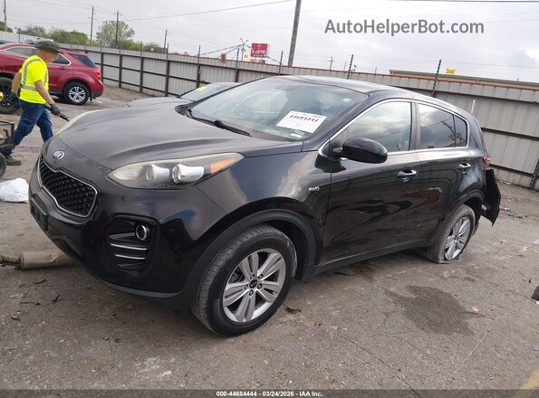 KNDPMCAC1H7225169 2017 KIA SPORTAGE Black Vista tres cuartos delantera izquierda