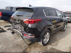 2017 Kia Sportage Lx Black vin: KNDPMCAC1H7225169