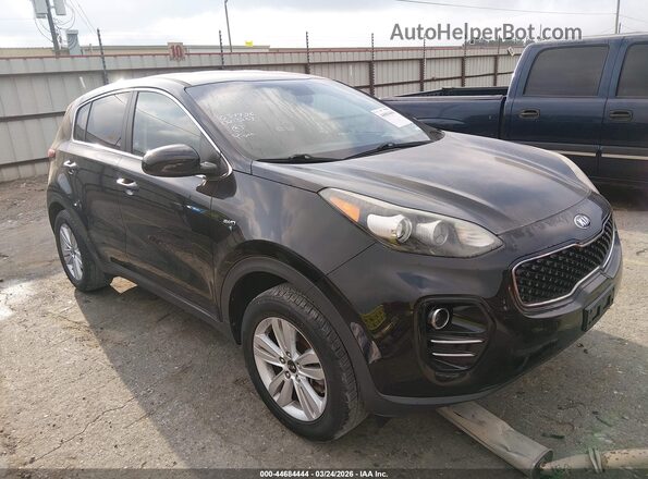 KNDPMCAC1H7225169 2017 KIA SPORTAGE Black Delantero derecho