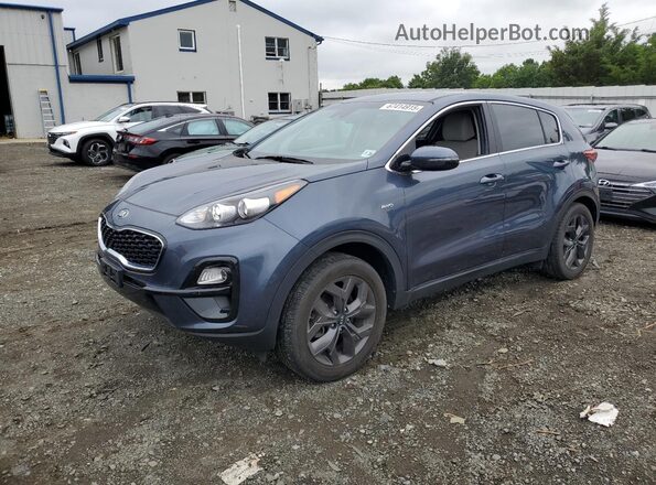 KNDPMCAC1N7965543 2022 KIA SPORTAGE Blue Vista tres cuartos delantera izquierda