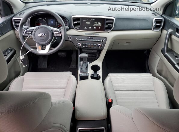 KNDPMCAC1N7965543 2022 KIA SPORTAGE Blue Vista del salpicadero