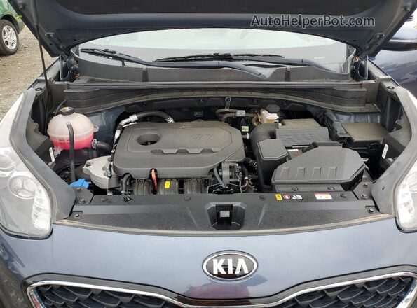 KNDPMCAC1N7965543 2022 KIA SPORTAGE Blue Vista del compartimento del motor