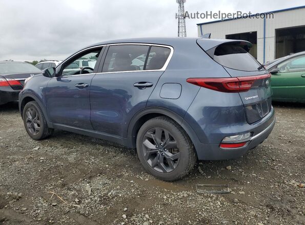 KNDPMCAC1N7965543 2022 KIA SPORTAGE Blue Trasero izquierdo