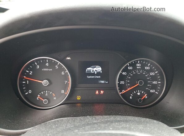KNDPMCAC1N7965543 2022 KIA SPORTAGE Blue Vista del cuadro de instrumentos