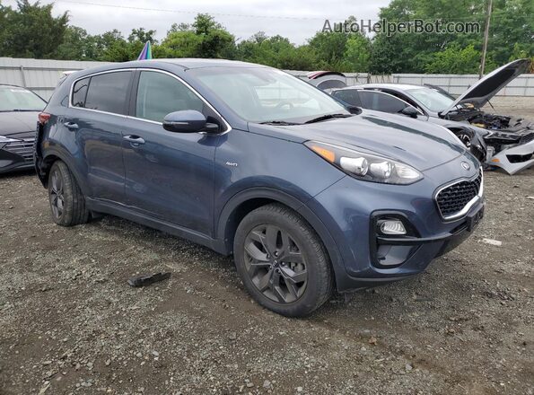 KNDPMCAC1N7965543 2022 KIA SPORTAGE Blue Delantero derecho