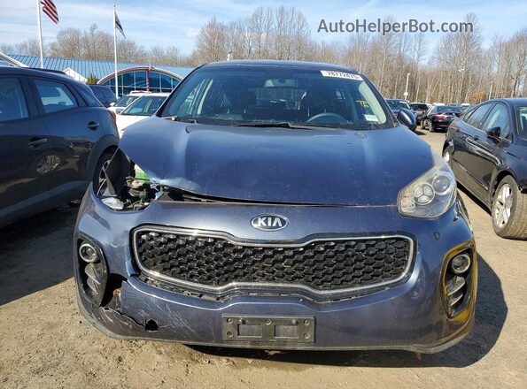 KNDPMCAC2H7188469 2017 KIA SPORTAGE Blue Вид спереду