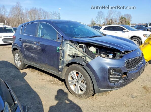 KNDPMCAC2H7188469 2017 KIA SPORTAGE Blue Передня права чверть