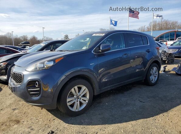 KNDPMCAC2H7188469 2017 KIA SPORTAGE Blue Передня ліва чверть