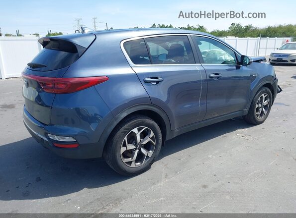 KNDPMCAC2L7644222 2020 KIA SPORTAGE Blue Задня права чверть