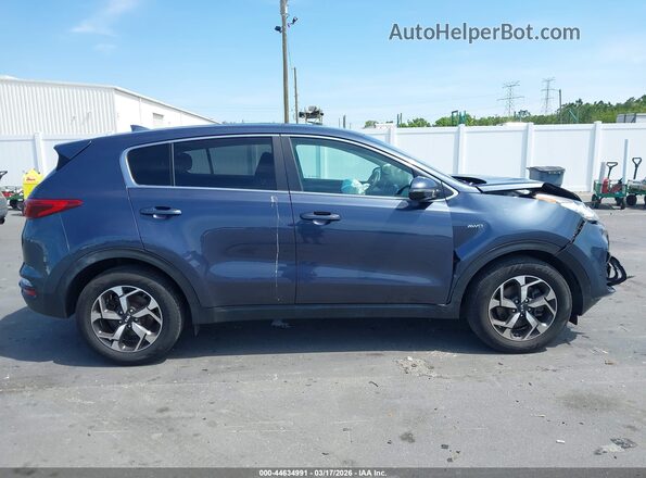 KNDPMCAC2L7644222 2020 KIA SPORTAGE Blue Вид задньої частини салону