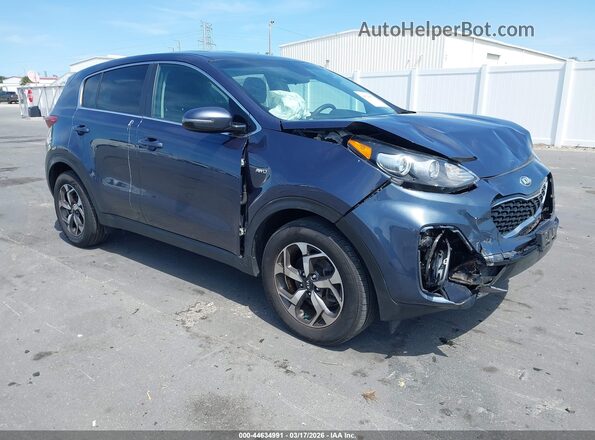 KNDPMCAC2L7644222 2020 KIA SPORTAGE Blue Передня права чверть