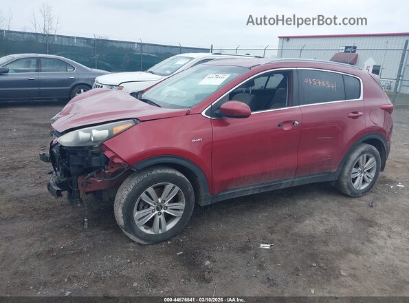 KNDPMCAC3H7102358 2017 KIA SPORTAGE Red Przód lewy