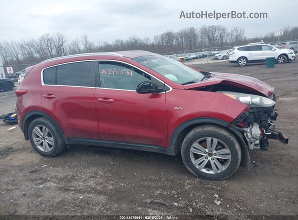 KNDPMCAC3H7102358 2017 KIA SPORTAGE Red Widok wnętrza 360 stopni