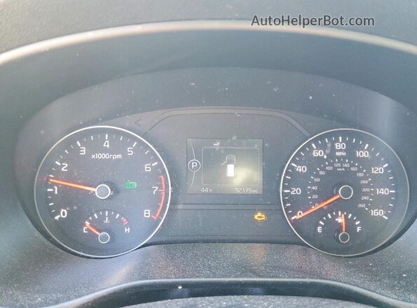 KNDPMCAC3K7621045 2019 KIA SPORTAGE Gray ხელსაწყოთა პანელის ხედი