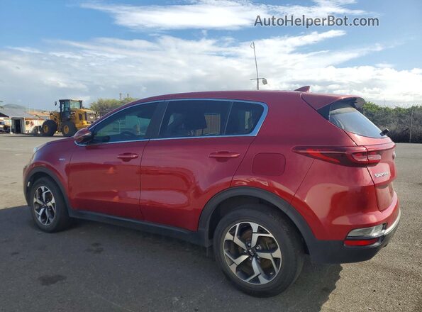 KNDPMCAC3L7739632 2020 KIA SPORTAGE Red Задня ліва чверть