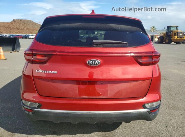 KNDPMCAC3L7739632 2020 KIA SPORTAGE Red Вид ззаду