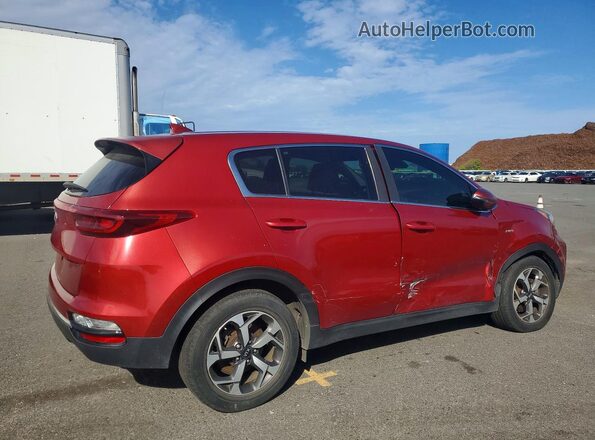 KNDPMCAC3L7739632 2020 KIA SPORTAGE Red Задня права чверть