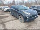 2022 Kia Sportage Lx Black vin: KNDPMCAC3N7951918