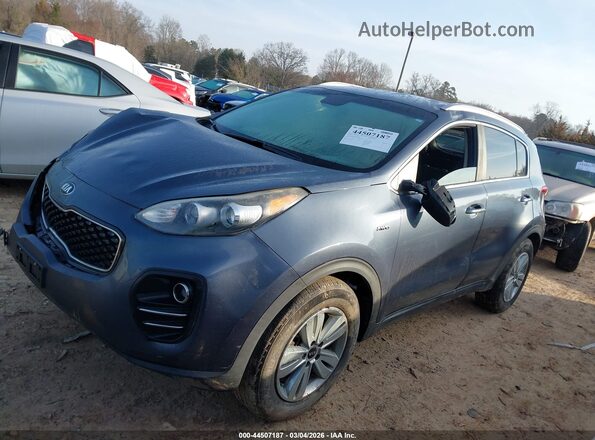 KNDPMCAC4J7393619 2018 KIA SPORTAGE Синий Панорамный вид салона 360°