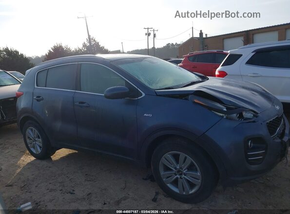 KNDPMCAC4J7393619 2018 KIA SPORTAGE Синий Вид задней части салона