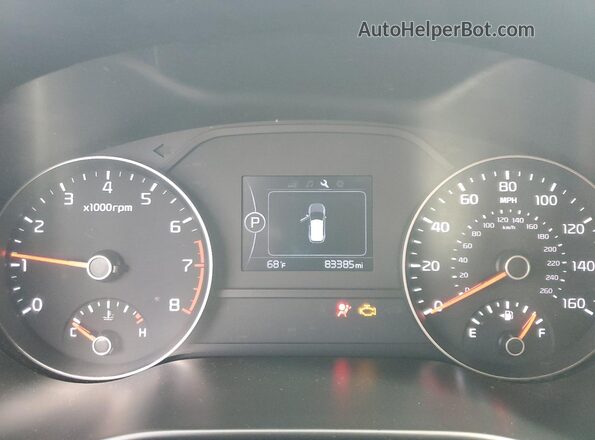KNDPMCAC4K7617425 2019 KIA SPORTAGE Белый Вид щитка приборов