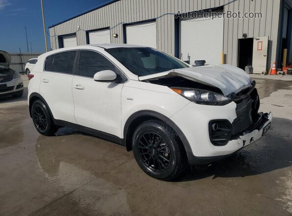 KNDPMCAC4K7617425 2019 KIA SPORTAGE Белый Передняя правая четверть