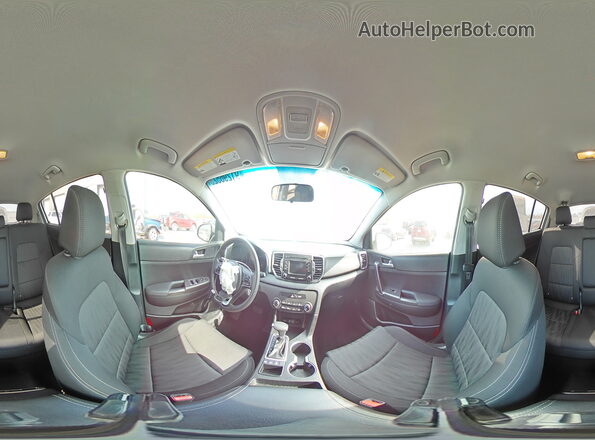 KNDPMCAC4K7617425 2019 KIA SPORTAGE Белый Панорамный вид салона 360°