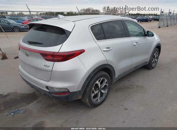 KNDPMCAC4M7848635 2021 KIA SPORTAGE Серебряный Задняя правая четверть